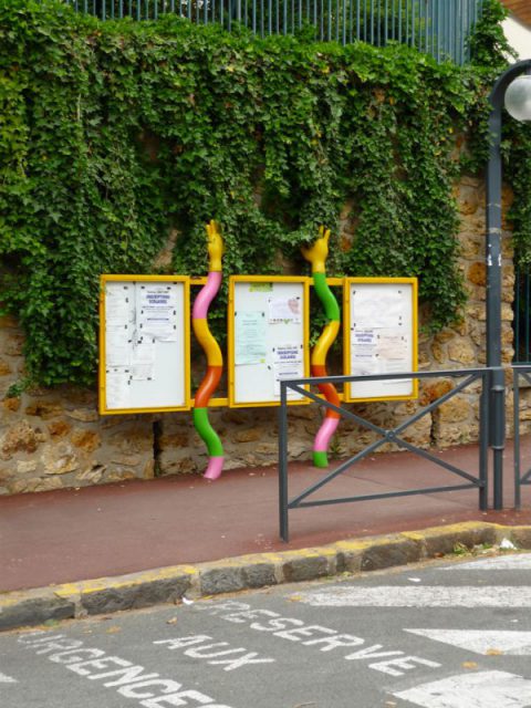 Création mobiliers urbain à Fontenay Sous Bois